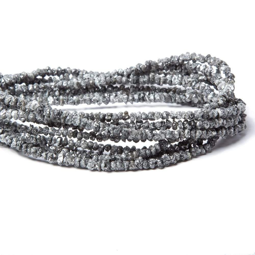 Platinum Diamond Beads Unfaceted Nugget - Beadsofcambay.com