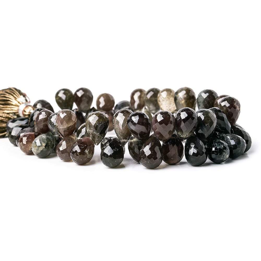 Plum Scapolite Tear Drop Briolette - Beadsofcambay.com