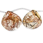 Pollack Jasper Beads Plain Heart - Beadsofcambay.com