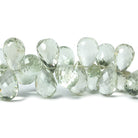 Prasiolite Tear Drop Briolette - Beadsofcambay.com