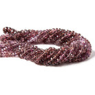 Purple Pink Spinel Faceted Rondelle - Beadsofcambay.com