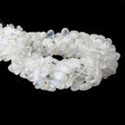 Rainbow Moonstone side drilled plain nuggets 16 inch 45 beads 9x8-15x9mm A - Beadsofcambay.com
