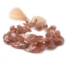 Rhodochrosite Beads Fan Briolette - Beadsofcambay.com