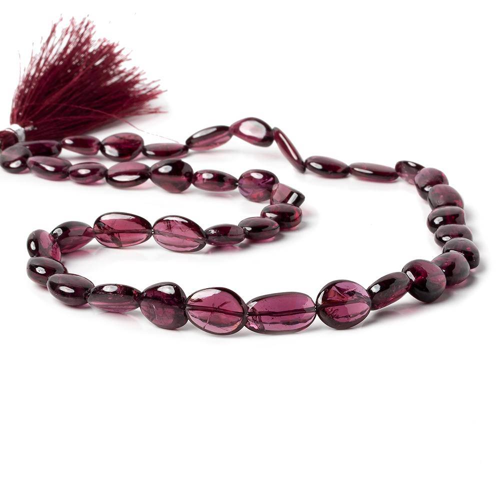 Rhodolite Garnet Plain Ovals - Beadsofcambay.com