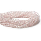Rose Quartz Beads Straight Drilled Faceted Tear Drop - Beadsofcambay.com