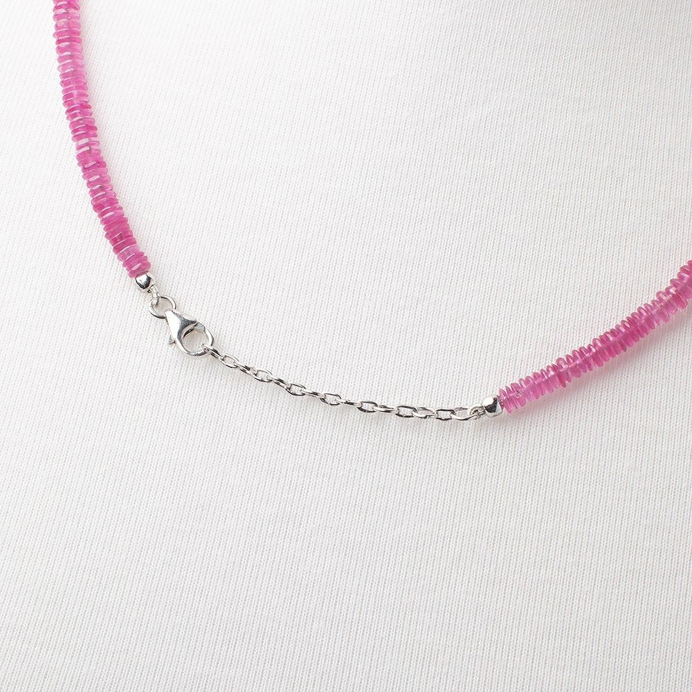Ruby Plain Heshi Necklace AAA - Beadsofcambay.com