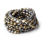 Schalenblende plain nuggets 17.5 inch 72 beads 4.5x4mm-7.5x5mm AA rare - Beadsofcambay.com