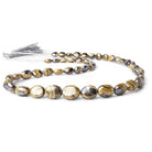 Schalenblende plain nuggets 19.5 inch 47 beads 8x6-15x12.5mm AA rare - Beadsofcambay.com