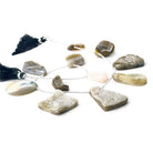 Smoky Brown Plain Agate Drusy Beads - Beadsofcambay.com