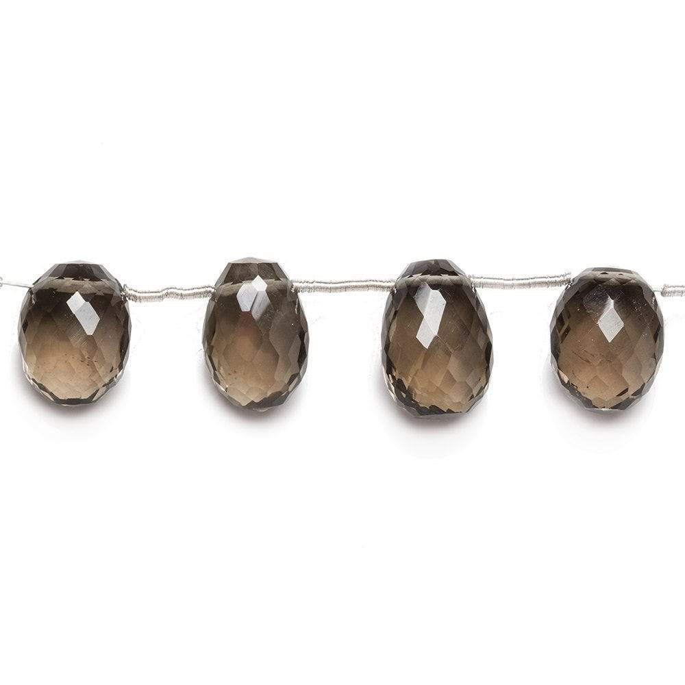 Smoky Quartz Faceted Oval - Beadsofcambay.com