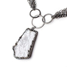 Sparkling Black Gold Drusy Necklace - Beadsofcambay.com