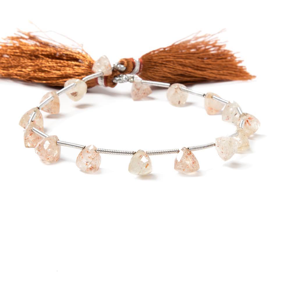 Sunstone Beads Top Drilled Trillion - Beadsofcambay.com