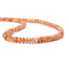 Sunstone Plain Rondelle - Beadsofcambay.com