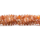 Sunstone Plain Rondelle - Beadsofcambay.com