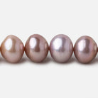 Tri Color Baroque center drilled Freshwater Pearls 16 inch 43 pieces 10.5x7.5mm -12.5-10mm - Beadsofcambay.com