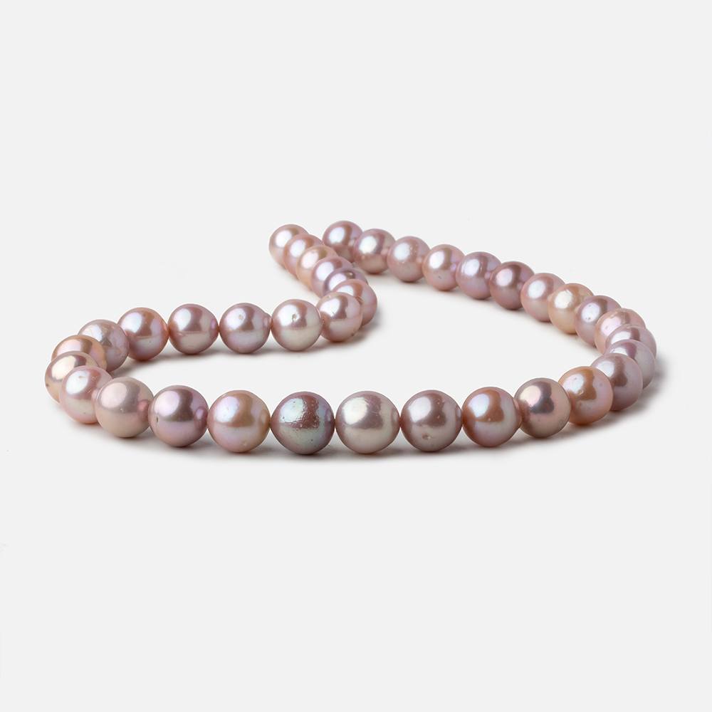 Tri Color Baroque Freshwater Pearls 16 inch 37 pearls 10mm - 11mm A - Beadsofcambay.com