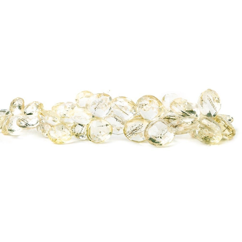 Yellow Scapolite Beads Heart Briolette - Beadsofcambay.com