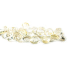 Yellow Scapolite Faceted Heart Briolette Beads AA Grade, 7.5 inch, 10x10x4-11x11x5mm, 46 pieces - Beadsofcambay.com